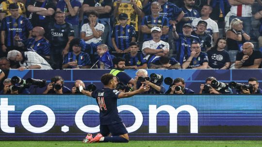 Final de la Champions League: imponente primer tiempo de PSG, que le gana 2 a 0 a Inter