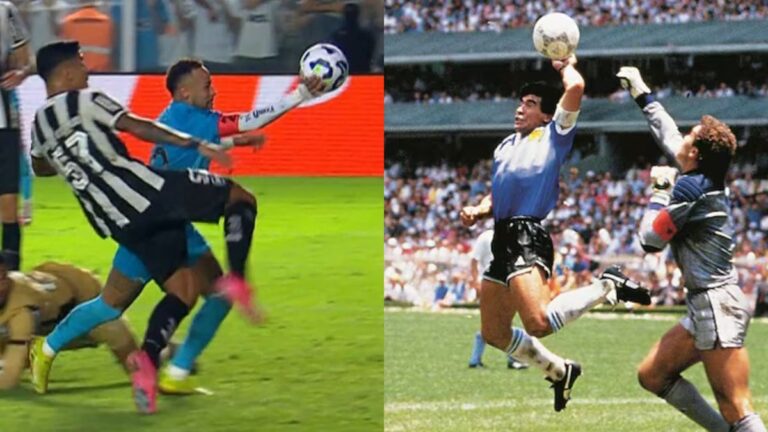 Neymar quiso imitar «la mano de Dios» y terminó expulsado