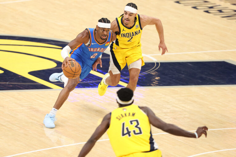 NBA: Oklahoma venció a Indiana y empató la serie