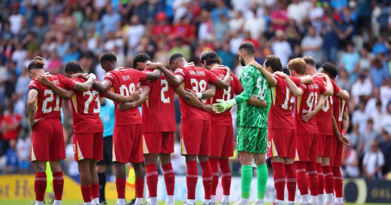 Video: el homenaje a Diogo Jota en el primer partido de Liverpool después de su muerte