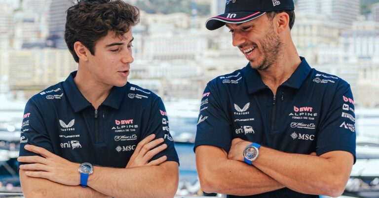 Video: el divertido posteo de Alpine con Franco Colapinto y Pierre Gasly en la previa del GP de Hungría