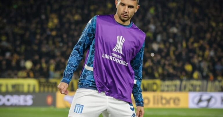 La duda en Racing adelante y su posible formación ante Peñarol, con Marcos Rojo de titular