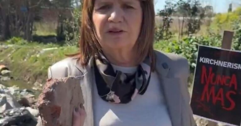 «Fuerza piedra»: Patricia Bullrich candidatos de La Libertad Avanza salen a acusar al kirchnerismo por las agresiones a Karina y Javier Milei
