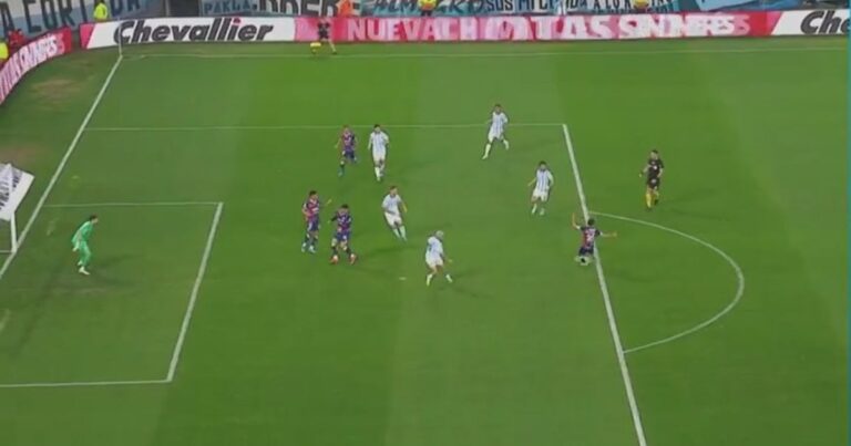 Por qué fue anulado el primer gol de Unión contra Racing?