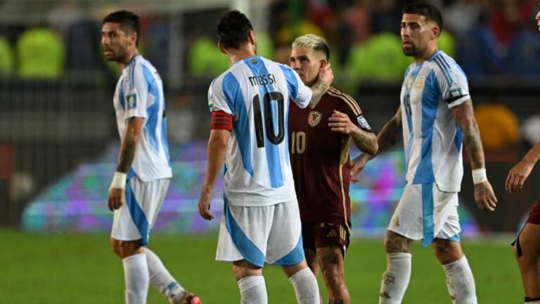 Selección Argentina vs. Venezuela, por las Eliminatorias Sudamericanas 2026: horario, formaciones y TV