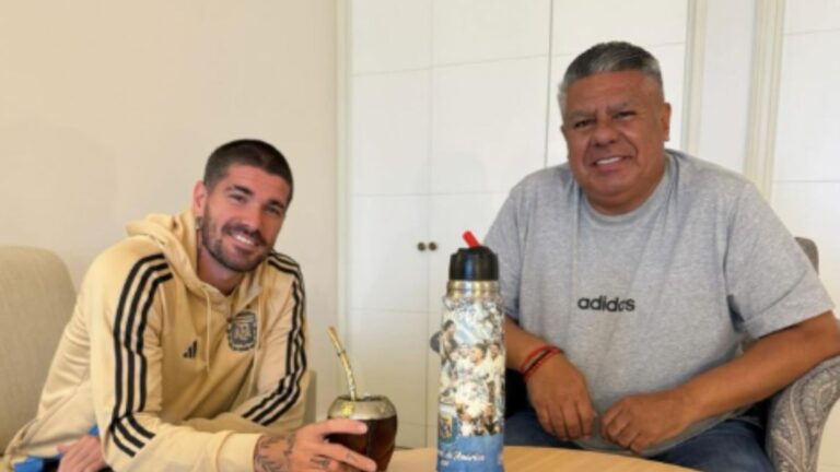 Chiqui Tapia compartió mates con Rodrigo De Paul y recordó a Lionel Messi: «No te pongas celoso»