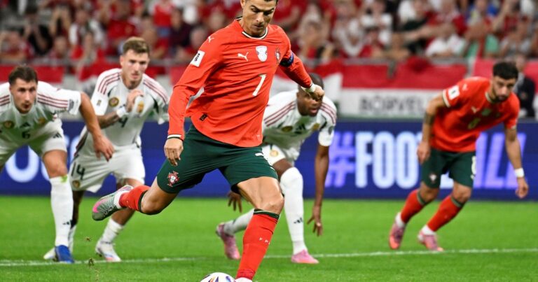 Cristiano Ronaldo, leyenda viva del fútbol Mundial: metió un gol para Portugal y llegó a la cima de los máximos anotadores en Eliminatorias