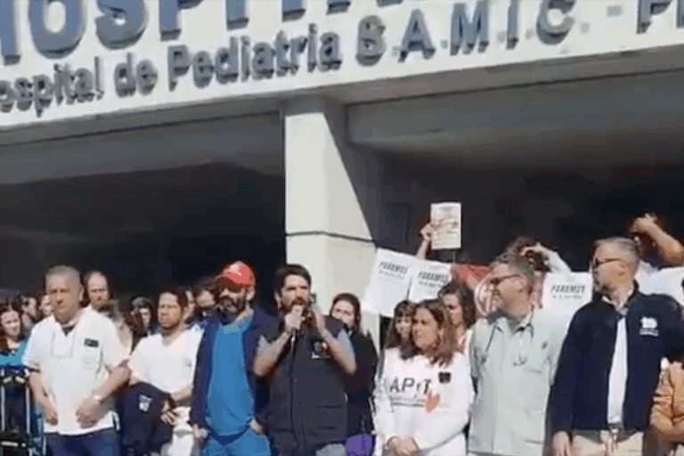 Vuelve la tensión al Garrahan: tras el veto de Milei, anuncian un paro activo de 48 horas y un ruidazo nacional