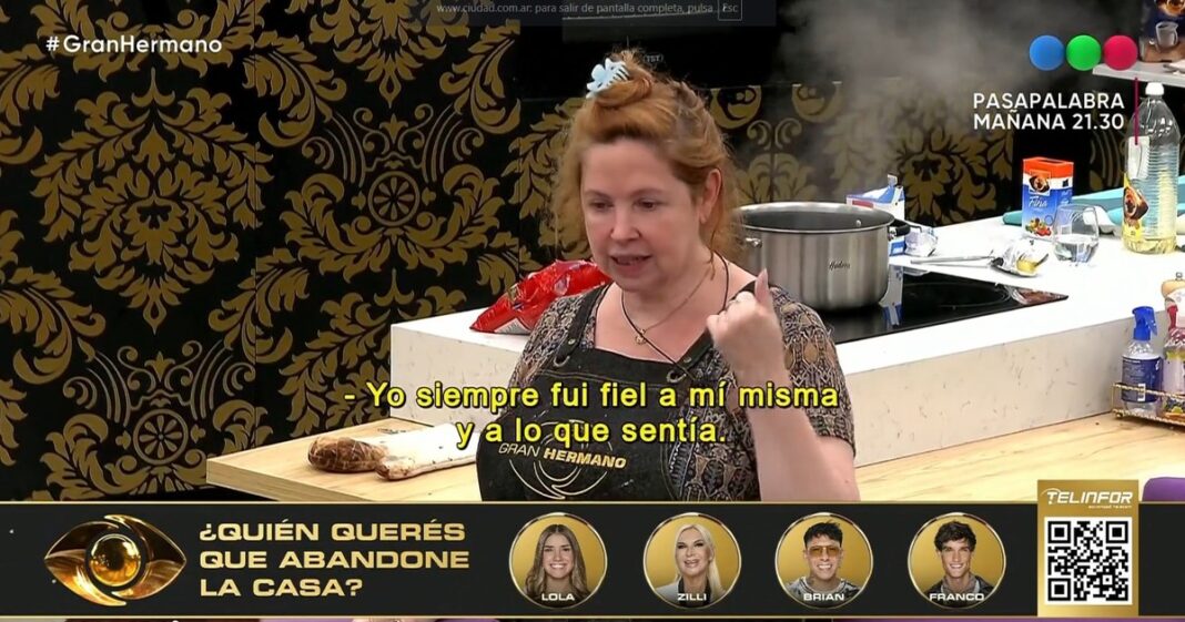 Pantalla de televisión mostrando el logo de Gran Hermano junto a gráficos de audiencia.