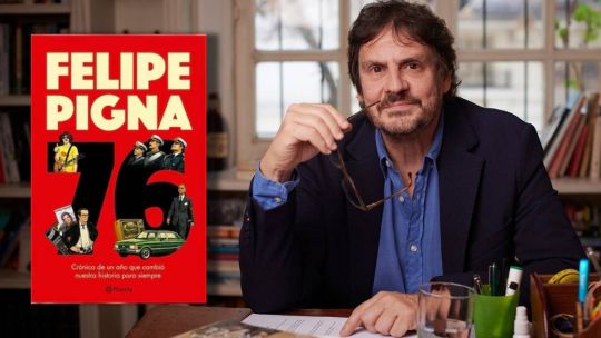 Portada del libro 'Estamos en el aire' de Felipe Pigna sobre artistas y dictadura